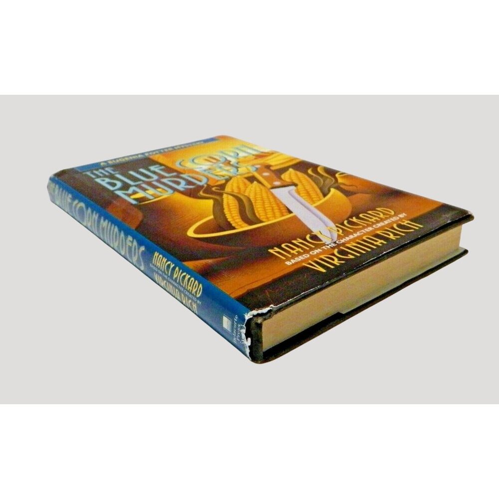 The Blue Corn Murders Nancy Pickard 1998 Eugenia Potter Mysteries Recipes HBDJ - Picture 3 of 5